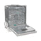 GORENJE GI643D90X Semi integrated dishwasher, White غسالة أطباق شبه متكاملة جورنجي