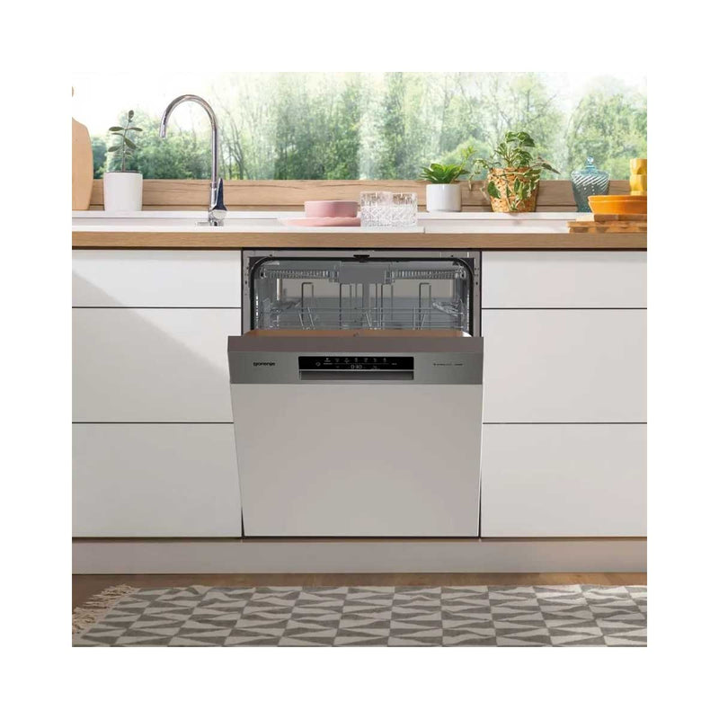 GORENJE GI643D90X Semi integrated dishwasher, White غسالة أطباق شبه متكاملة جورنجي