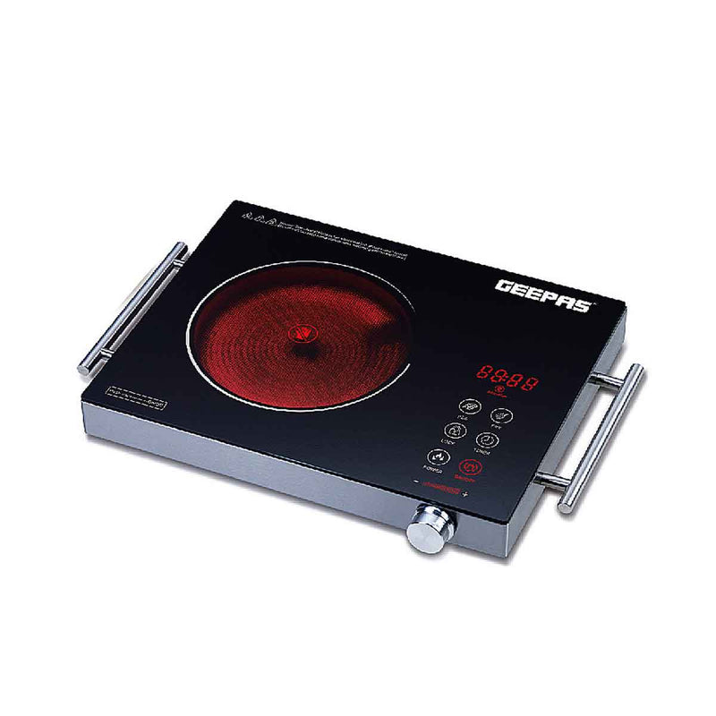 GEEPAS GIC6920 4 Digit LED Display 2000W Digital Infrared Cooker طباخ كهربائي