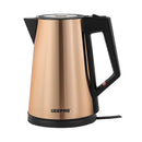 GEEPAS GK38033 Three Layer Stainless Steel Electric Kettle, Bronze  غلاية كهربائية جيباس