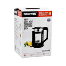 GEEPAS GK38049 Kettle 1.7 L, Black غلاية 1.7 لتر  جيباس