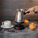 GEEPAS GK38050 Electric Turkish Coffee Maker, Stainless Steel Body صانعة قهوة جيباس