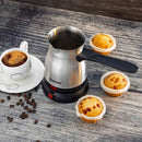 GEEPAS GK38050 Electric Turkish Coffee Maker, Stainless Steel Body صانعة قهوة جيباس