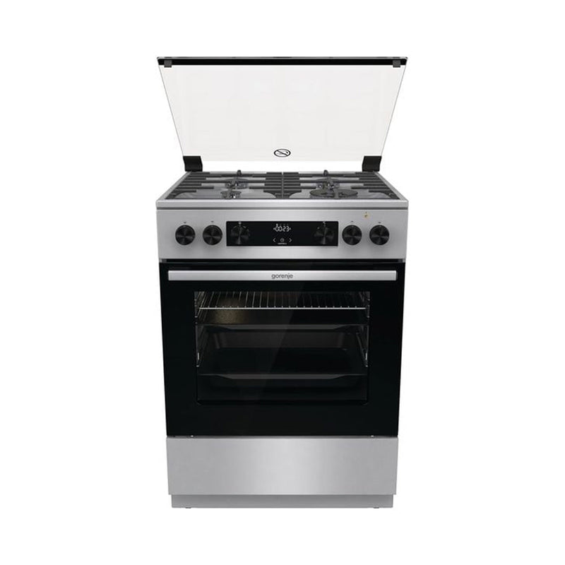GORENJE GK6C62XA 4-Burner Gas Cooker, Gray طباخ غازي جورنجي