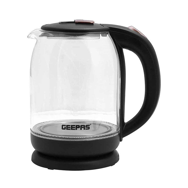 GEEPAS GK9901 Electric Glass Kettle 1.8L غلاية جيباس