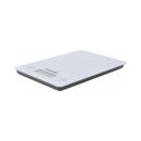 GEEPAS GKS46525UK Tempered Glass Kitchen Scale, White