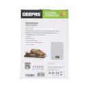 GEEPAS GKS46525UK Tempered Glass Kitchen Scale, White