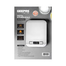 GEEPAS GKS46526UK Digital Kitchen Scale, White