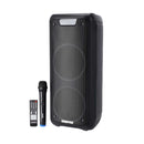 GEEPAS GMS11168 Rechargeable Professional Speaker | TWS Connection, BT/FM/USB/TF Card | LED Display | Wireless Microphone | 40000 W, 7.4V/3000mAh Lithium Battery, Black مكبر صوت احترافي قابل لإعادة الشحن جيباس