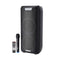 GEEPAS GMS11168 Rechargeable Professional Speaker | TWS Connection, BT/FM/USB/TF Card | LED Display | Wireless Microphone | 40000 W, 7.4V/3000mAh Lithium Battery, Black مكبر صوت احترافي قابل لإعادة الشحن جيباس
