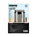 GEEPAS GMS8522 Multimedia Speaker System with Remote Control, Grey