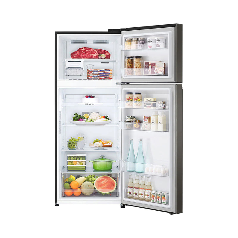 LG GNB-582GVBP Top Mount Refrigerator 395 Liter, Smart Inverter Technology - ثلاجة ال جي