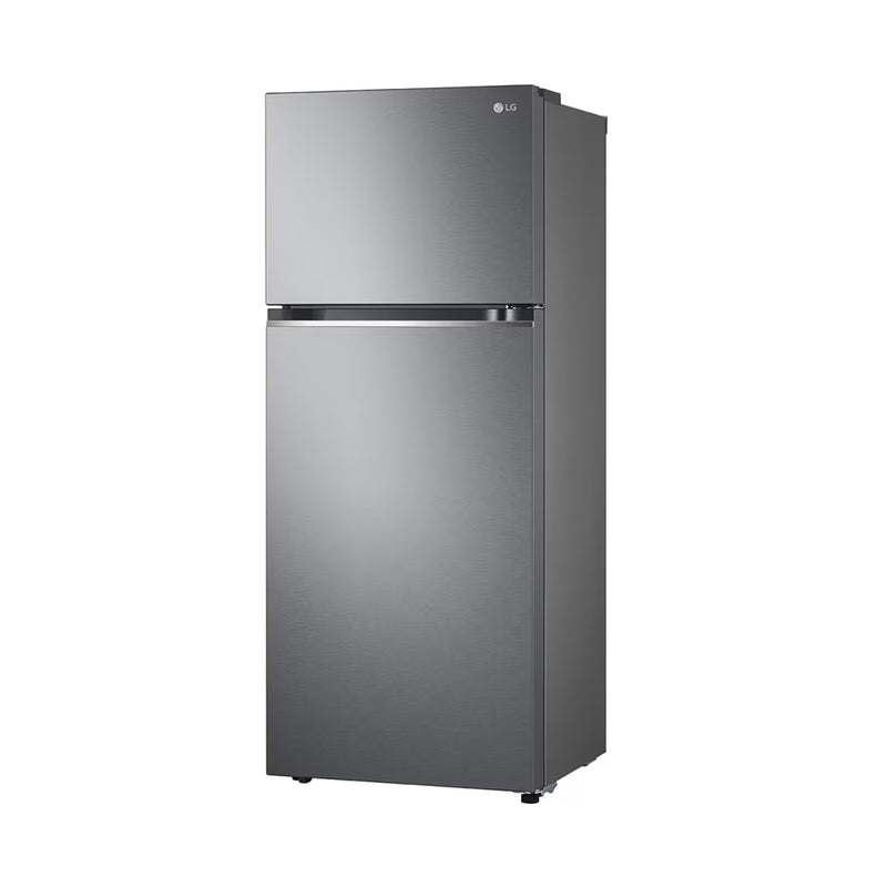 LG GNB-562GVEP Top Freezer Refrigerator, Linear Cooling, Smart Inverter, 375 L, Gray ثلاجة انفيرتر  ال جي