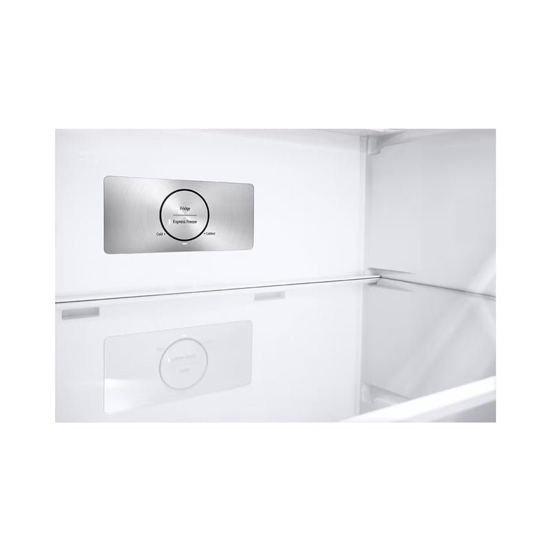LG GNB-562GVEP Top Freezer Refrigerator, Linear Cooling, Smart Inverter, 375 L, Gray ثلاجة انفيرتر  ال جي