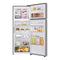 LG GNB-682FVFP Top Freezer Refrigerator 461 L , Inverter Compressor, Silver Color ثلاجة انفيرتر