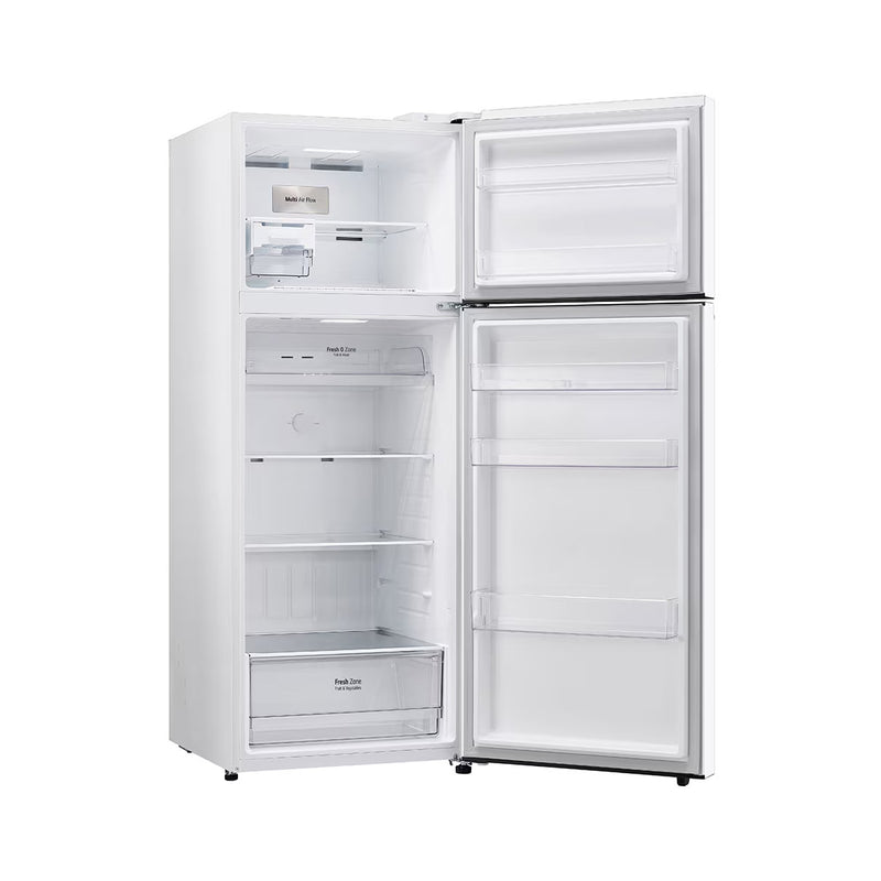 LG GNB-682FVWP Top Freezer Refrigerator, 493L White Color, Smart Inverter ثلاجة انفيرتر
