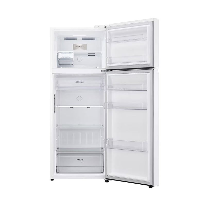 LG GNB-682FVWP Top Freezer Refrigerator, 493L White Color, Smart Inverter ثلاجة انفيرتر