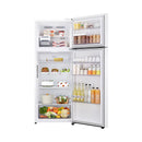 LG GNB-682FVWP Top Freezer Refrigerator, 493L White Color, Smart Inverter ثلاجة انفيرتر