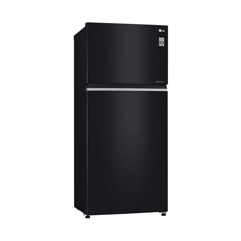 LG  GNB-732HGI Top freezer 547L ,Inverter, Door Cooling⁺, Black Glass ثلاجة لون اسود