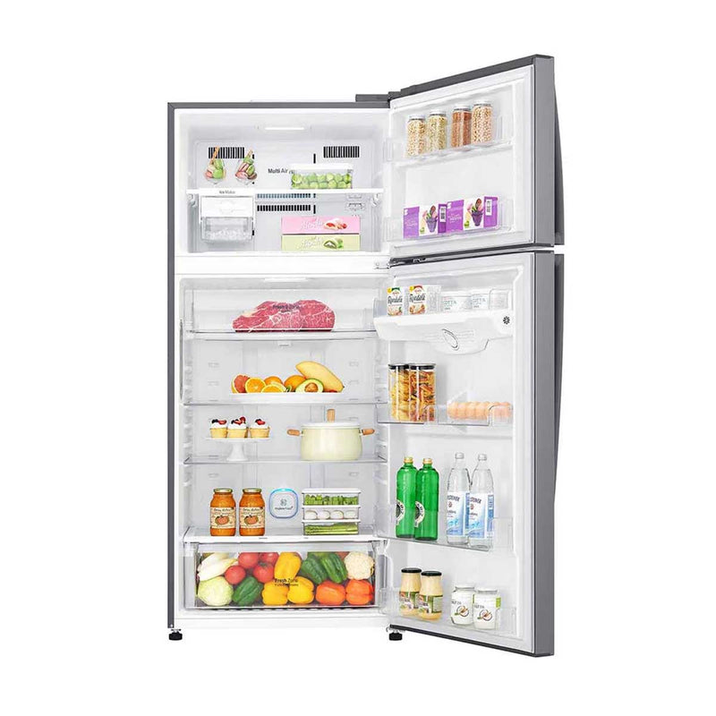 LG GNM-732HLL Top freezer Refrigerator 547L Gross Capacity, Inverter Linear Compressor, DoorCooling+™, Silver Color