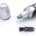 GEEPAS GNT8651 2-In-1 Nose And Ear Hair Trimmer with Cleaning Brush, Black/Silver ماكنة ازالة شعر الانف جيباس