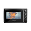 GEEPAS GO34012 Electric Oven with Rotisserie & Convection, 60 L, Silver فرن كهربائي 60 لتر جيباس