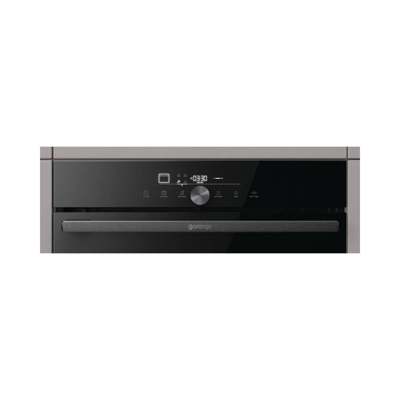 GORENJE GO66E 350C Built-in pyrolytic single oven, Black فرن حراري مدمج جورنجي