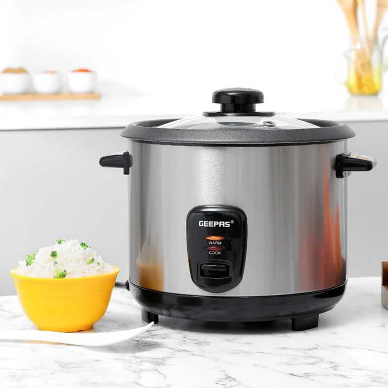 GEEPAS GRC35041 1.8 L Multifunctional Rice Cooker طباخ أرز متعدد الوظائف جيباس