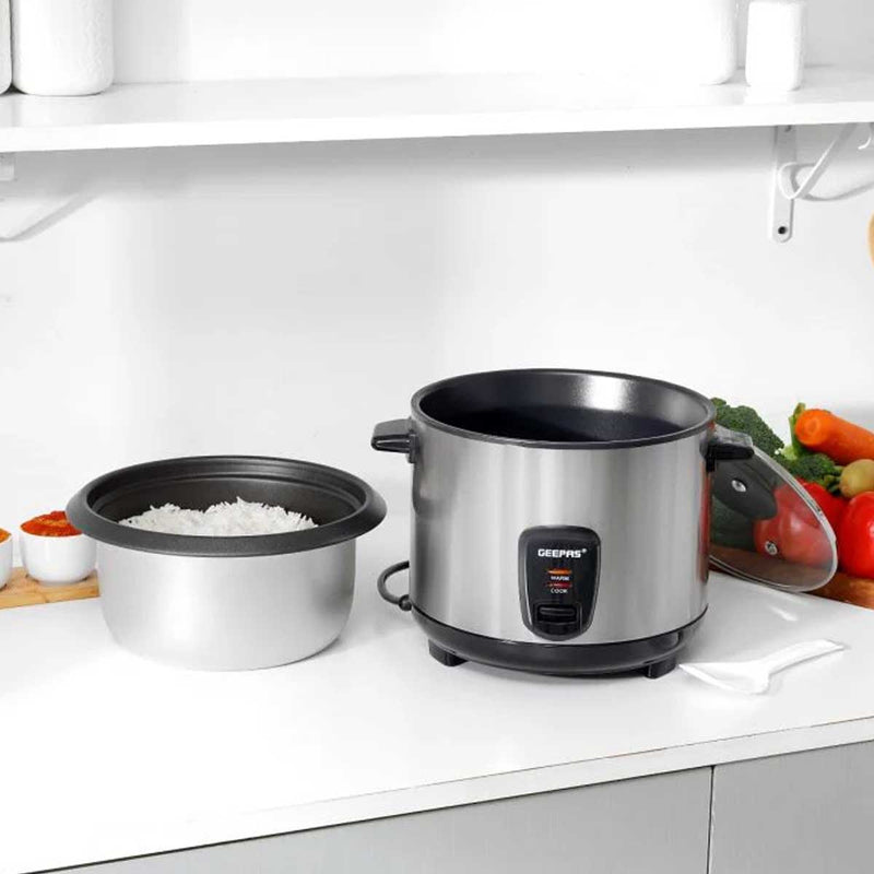 GEEPAS GRC35041 1.8 L Multifunctional Rice Cooker طباخ أرز متعدد الوظائف جيباس