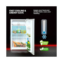 GEEPAS	GRF119SPE Single Door Refrigerator, White ثلاجة جيباس