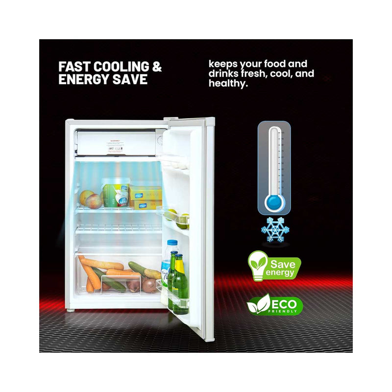 GEEPAS	GRF119SPE Single Door Refrigerator, White ثلاجة جيباس