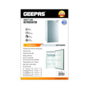GEEPAS	GRF119SPE Single Door Refrigerator, White ثلاجة جيباس