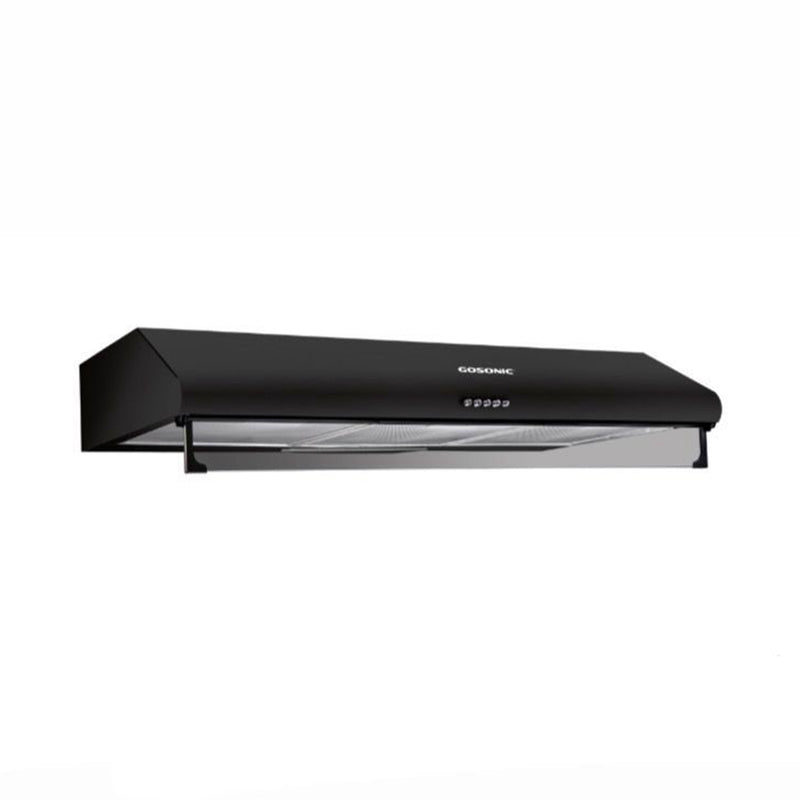 GOSONIC GRH-5190 Pyramid Chimney Hood 90cm, Black مرشحة هواء جوسونك