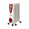 GEEPAS	GRH28501 Oil-Filled Radiator, White مدفئة زيتية جيباس