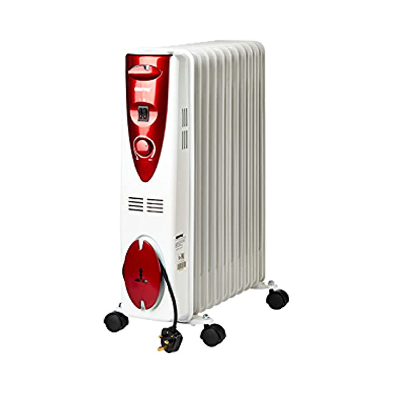 GEEPAS	GRH28501 Oil-Filled Radiator, White مدفئة زيتية جيباس