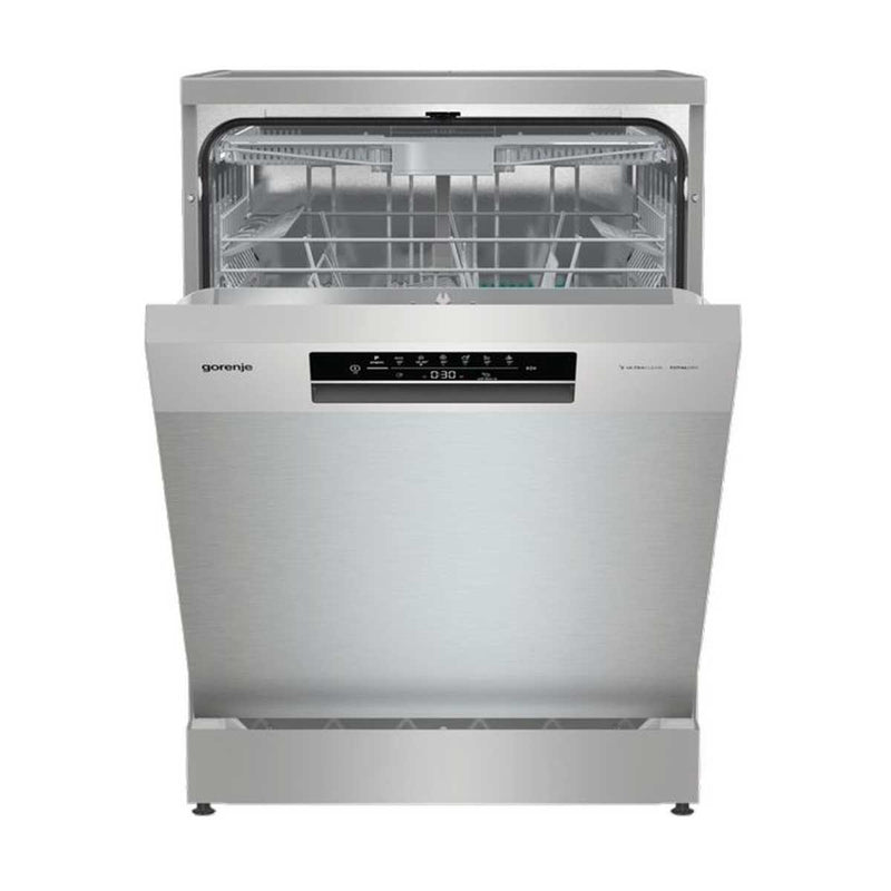 GORENJE GS643D60X Dishwasher 16 Sets, Metallic Grey غسالة صحون جورنجي