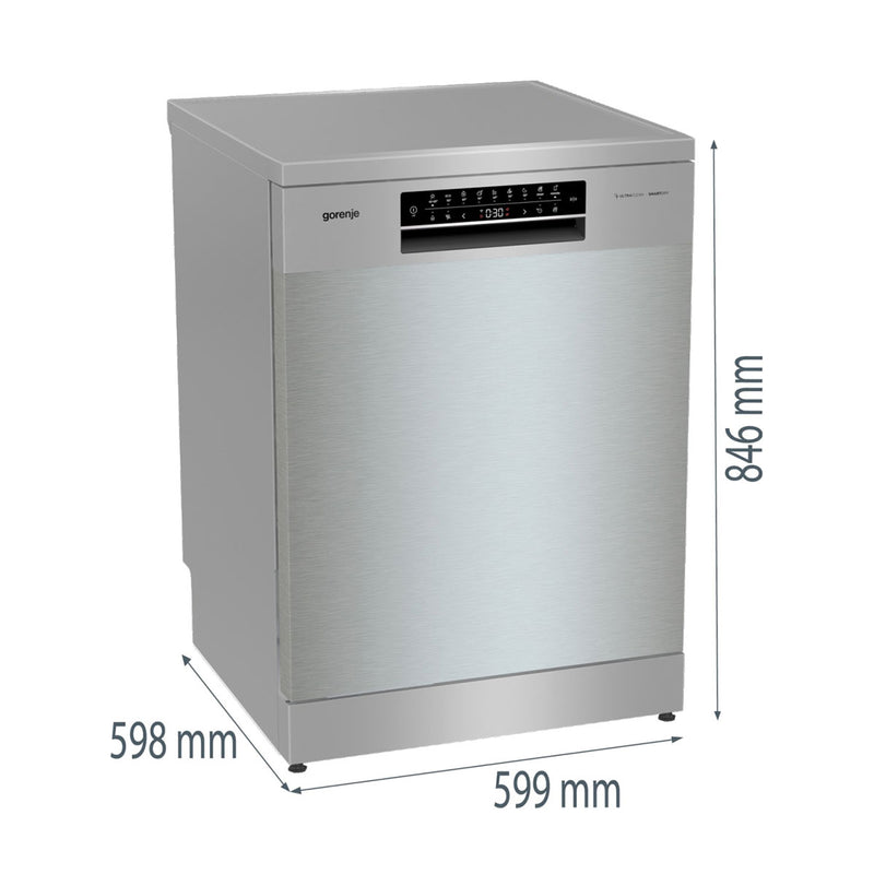 GORENJE GS693C60XUVAD Freestanding dishwasher, White غسالة صحون جورنج