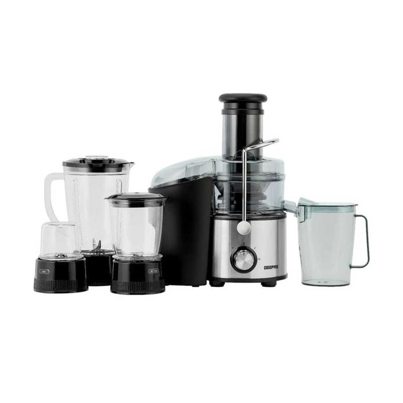 GEEPAS GSB44016 4-in-1 Blender and Juice Extractor, Black خلاط و معصارة جيباس