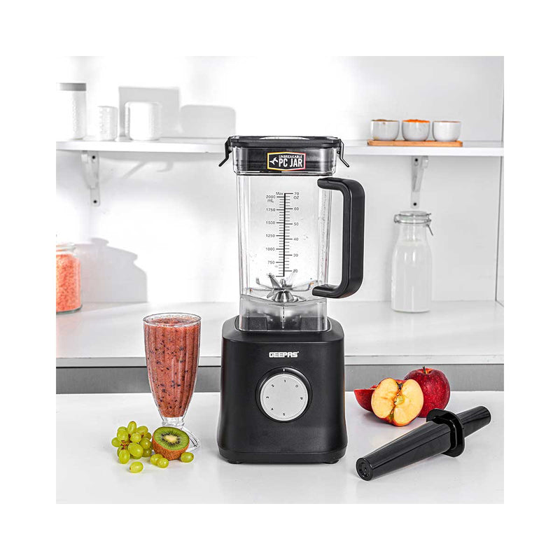 GEEPAS GSB44078 Professional Blender, Black خلاط متعدد الاستخدامات جيباس