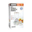 GEEPAS GSB5362 2-in-1 Blender 1.5 L, White