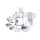 GEEPAS GSB5487 10 in 1 Food Processor محضرة طعام جيباس