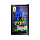 GEEPAS GSC1223 Single Door Showcase Chiller, Black
