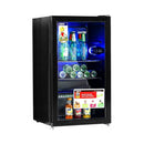 GEEPAS GSC1223 Single Door Showcase Chiller, Black