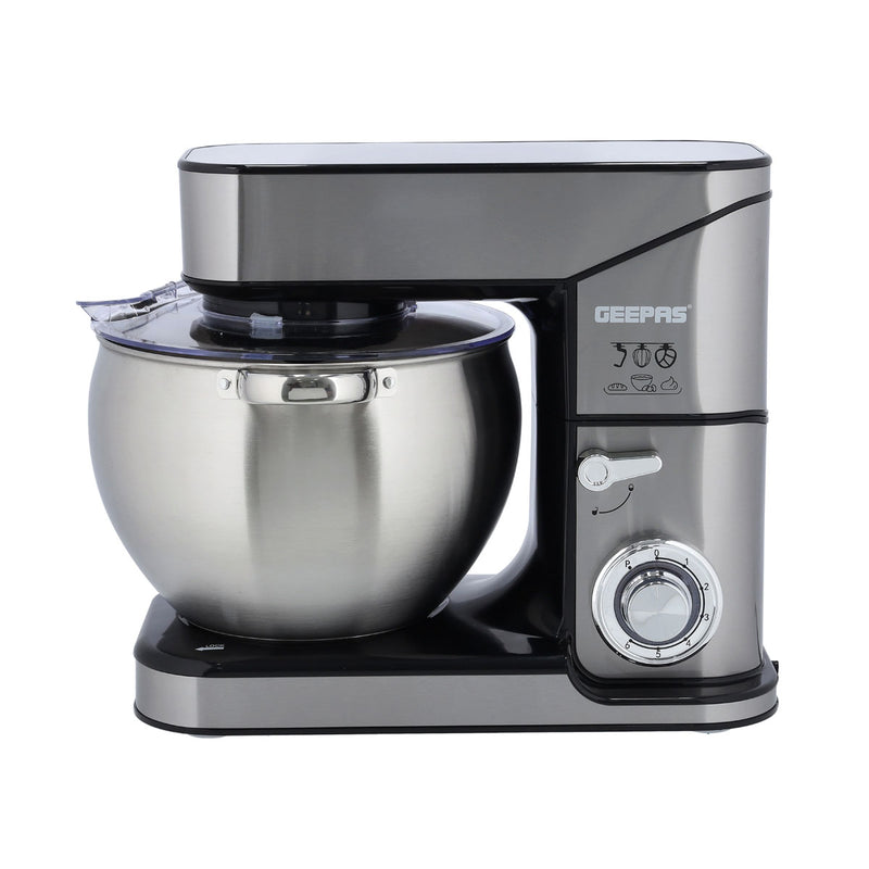 GEEPAS GSM43041 Bowl Mixer 2000 W, Silver عجانة كهربائية جيباس