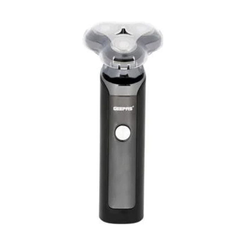 GEEPAS GSR57501 Rechargeable Men's Shaver with Three Rotary Head, Black ماكينة حلاقة رجالية  بثلاثة رؤوس دوارة