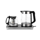 GEEPAS GTM38065 Borosilicate Glass Digital Tea Maker, Black