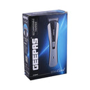 GEEPAS GTR8676 Rechargeable Beard Trimmer, Gray