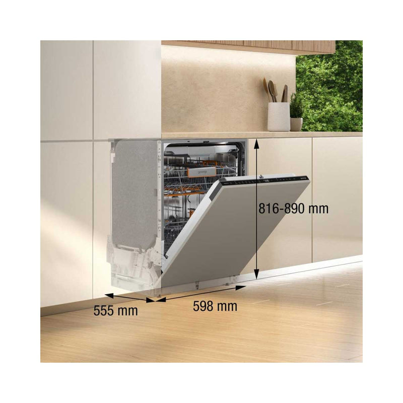 GORENJE GV693A65UVAD Integrated dishwasher, White غسالة الأطباق المتكاملة جورنجي