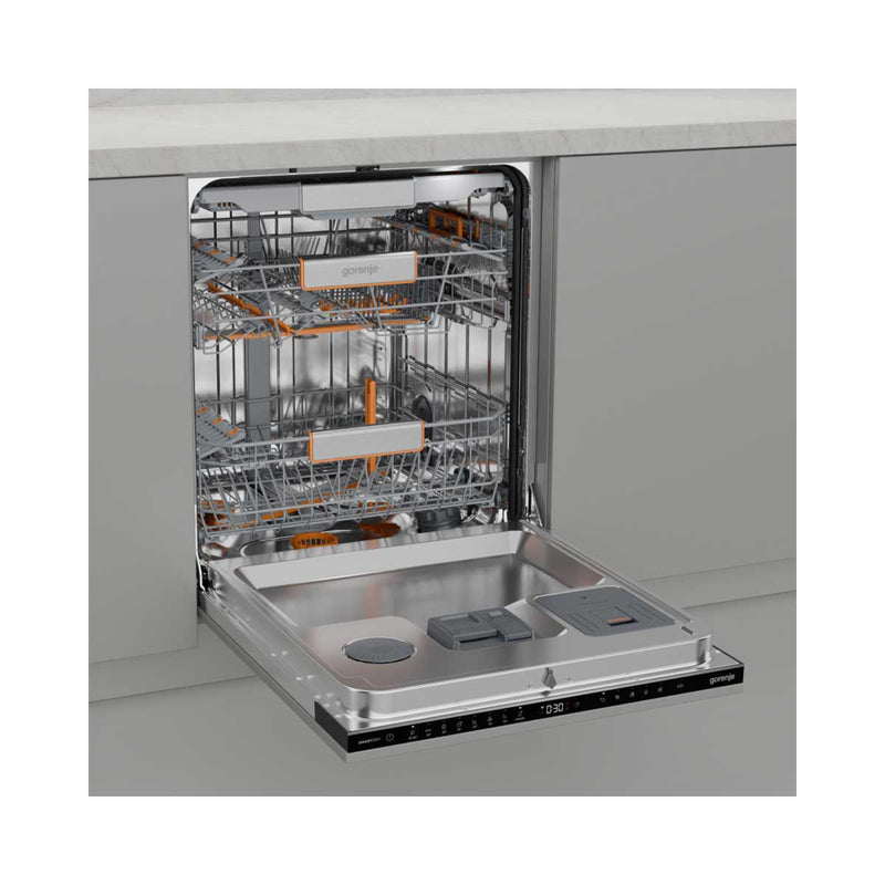 GORENJE GV693A65UVAD Integrated dishwasher, White غسالة الأطباق المتكاملة جورنجي