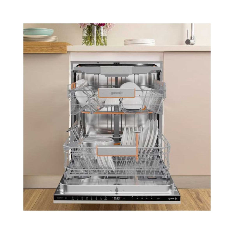 GORENJE GV693A65UVAD Integrated dishwasher, White غسالة الأطباق المتكاملة جورنجي
